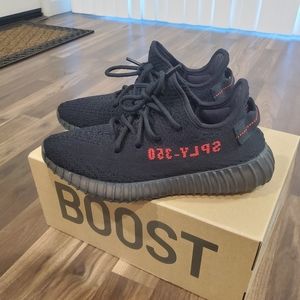 Adidas Yeezy Boost 350 V2 Black Red Size 6.5 men's